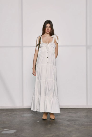 VESTIDO COM FOLHOS RELISH