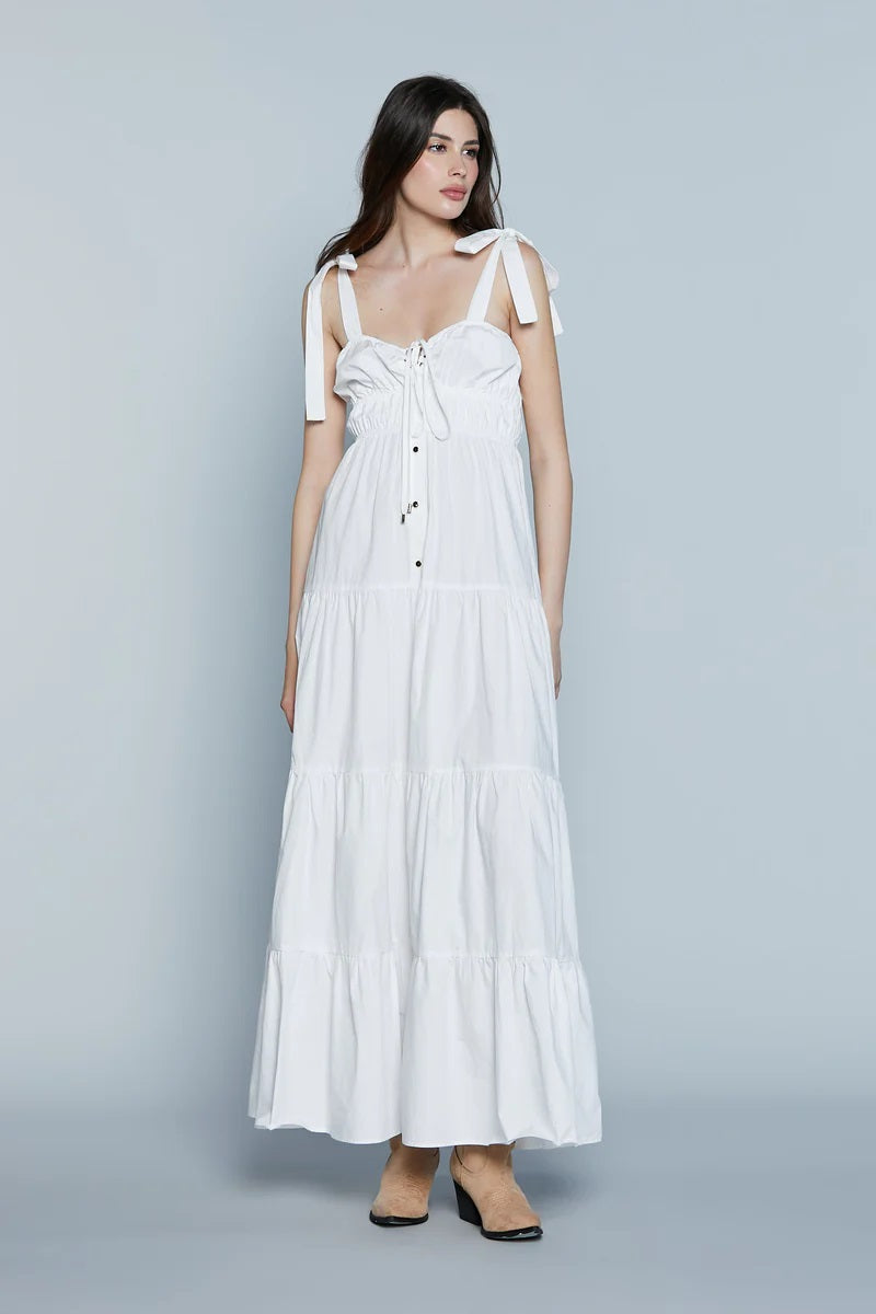 VESTIDO COM FOLHOS RELISH