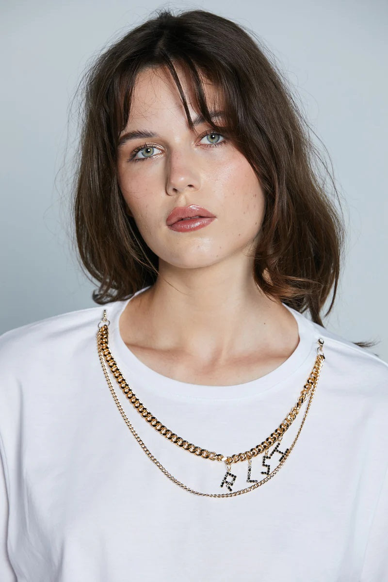 T-SHIRT COM COLAR RELISH