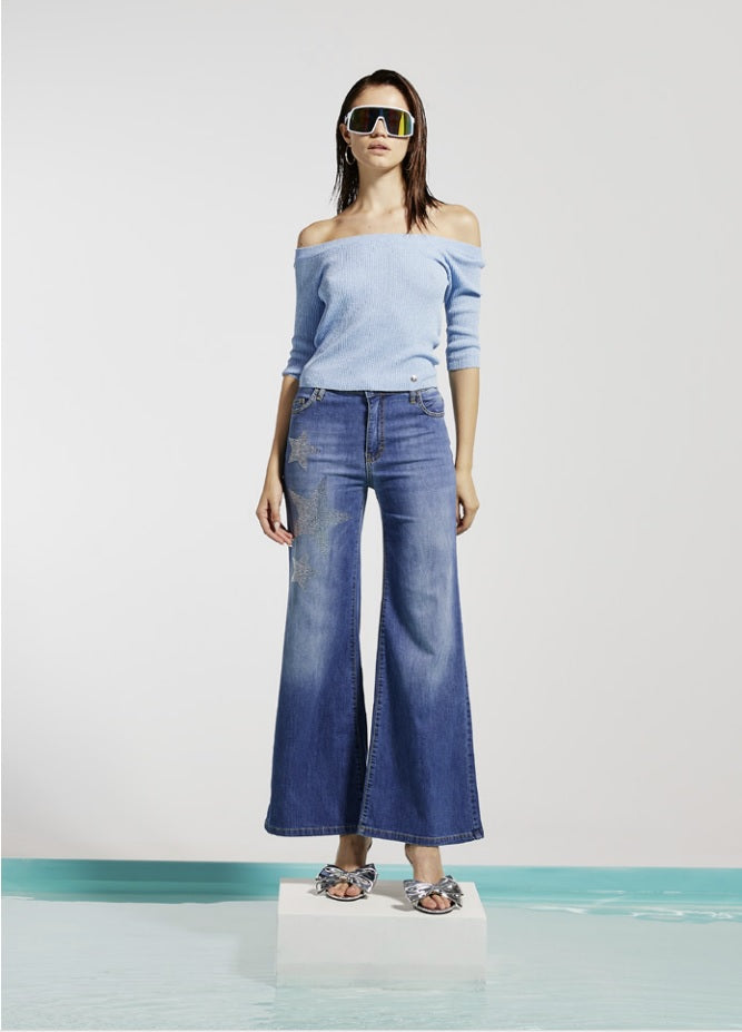 PANTALON AVEC Strass FLY GIRL