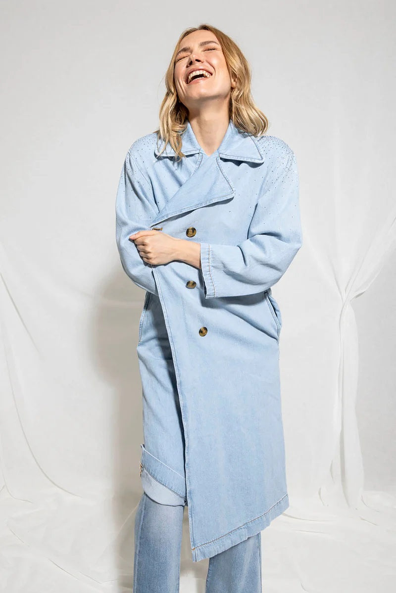 TRENCH COAT COM BRILHOS RELISH