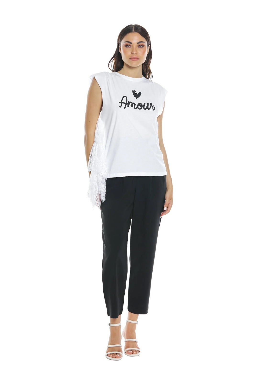 T-SHIRT EN DENTELLE RELISH