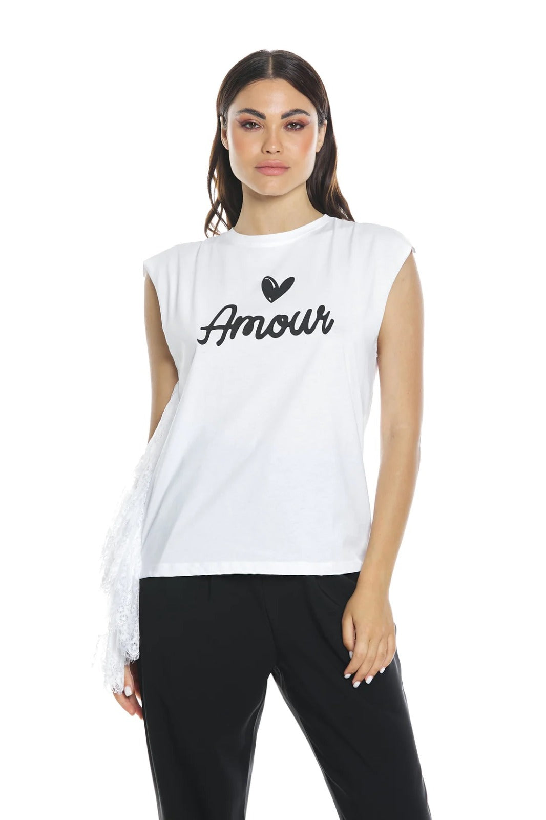 T-SHIRT EN DENTELLE RELISH
