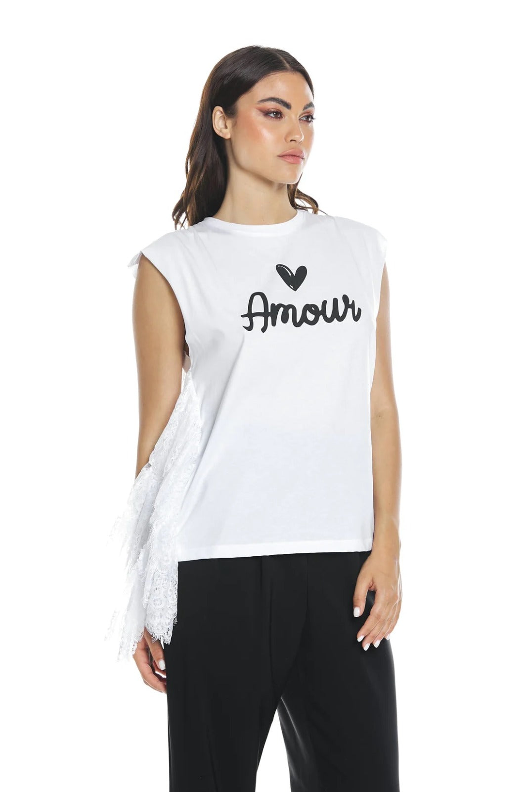 T-SHIRT EN DENTELLE RELISH