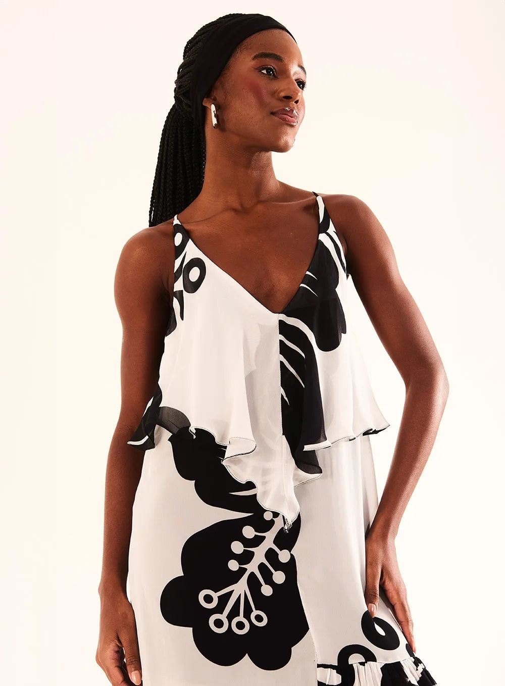 VESTIDO ESTAMPADO OPEN