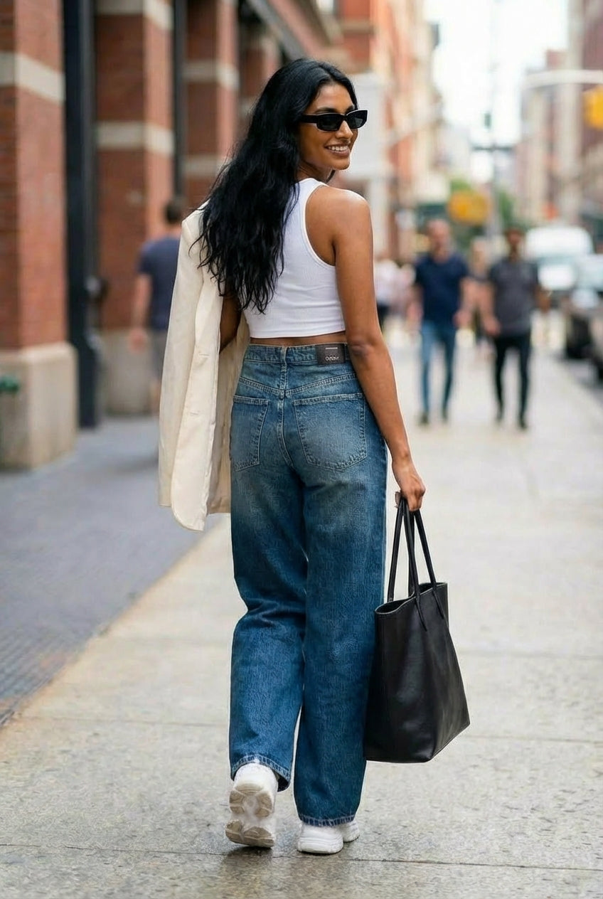 CALÇAS WIDE LEG GANGA GUSI