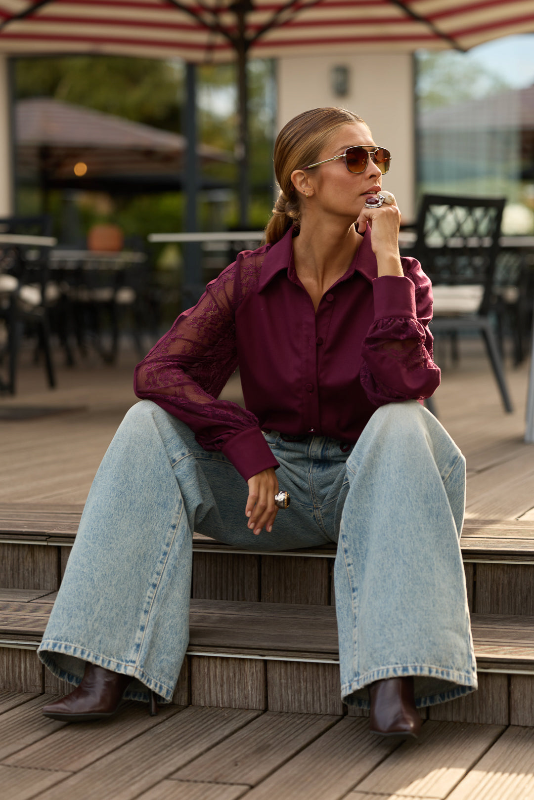 BLUSA CHELSEA LEDA SWALLOW