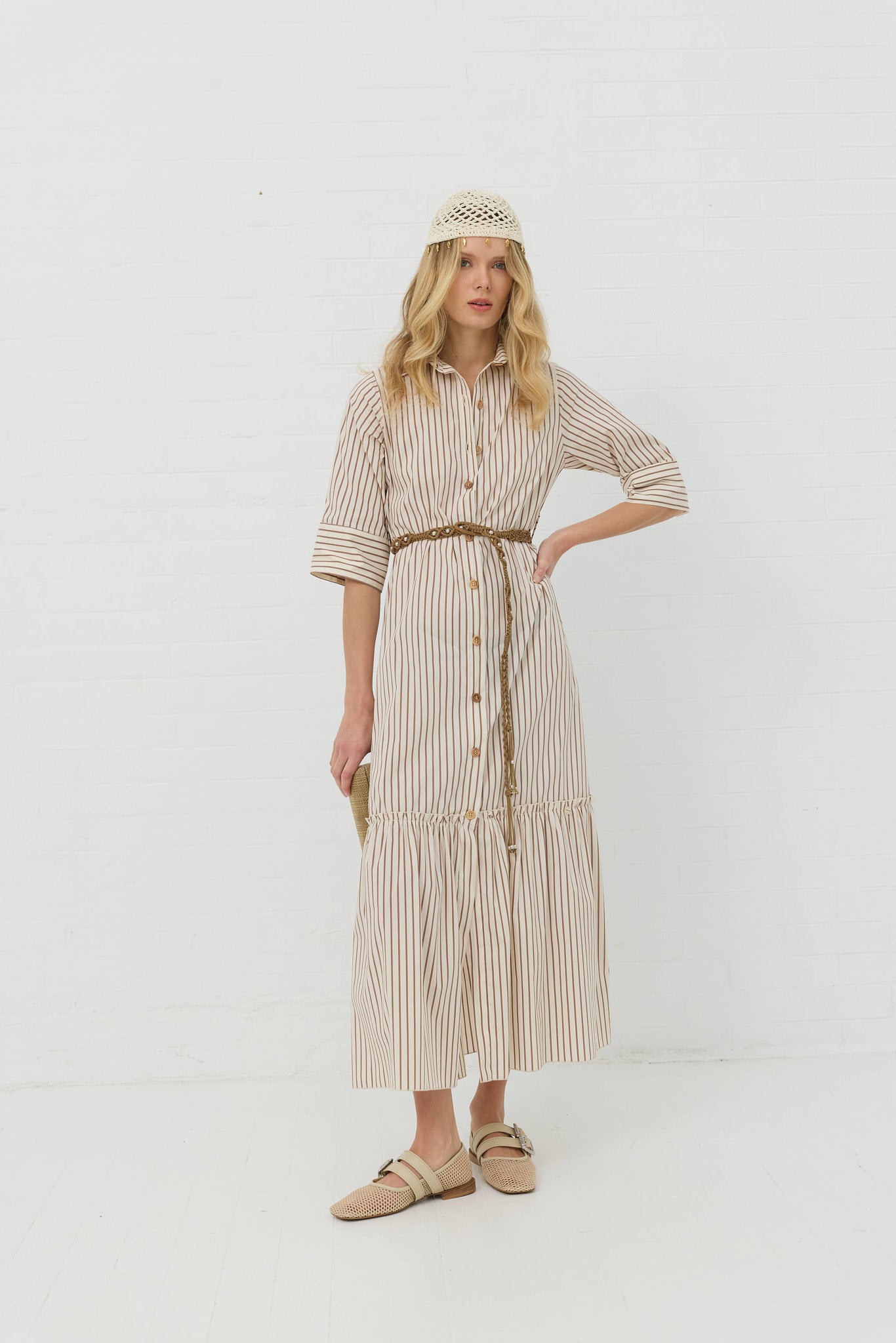 VESTIDO RISCAS SWALLOW