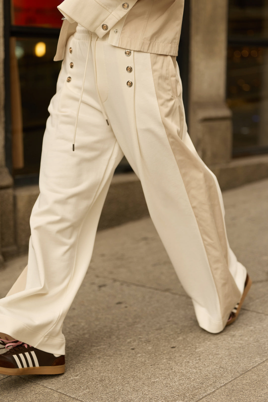 CALÇAS FELPA LISTADA SWALLOW