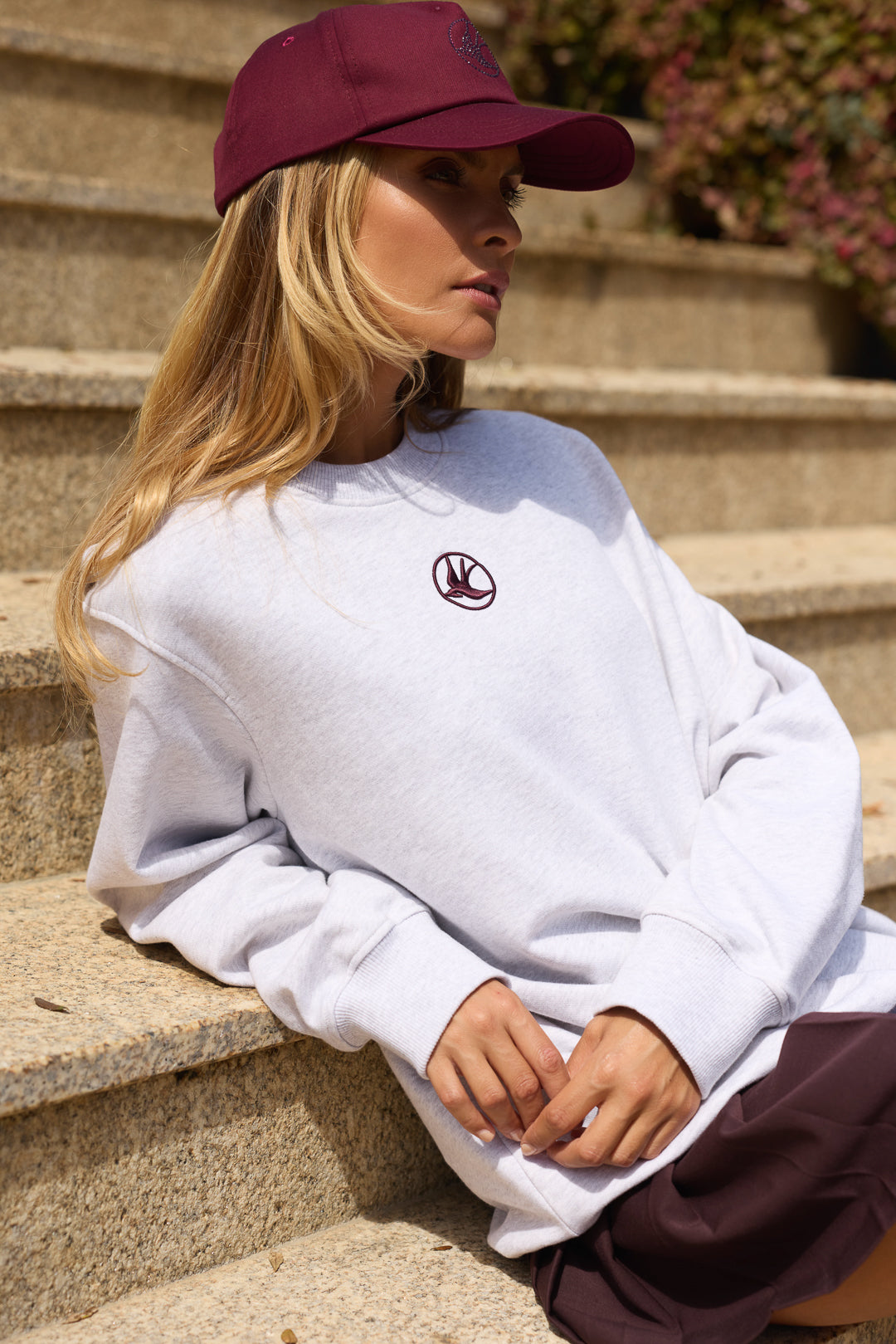 SWEATSHIRT LOGO SWALLOW