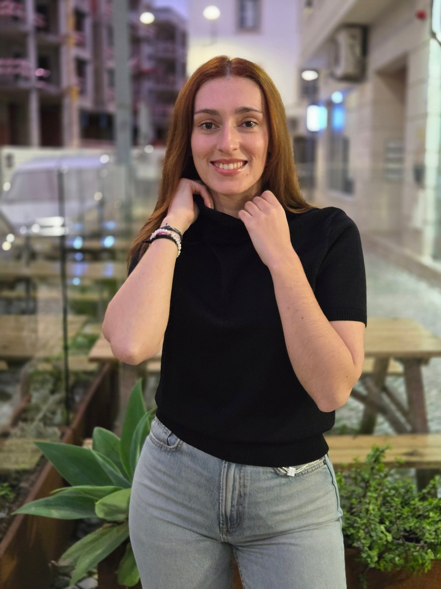 CAMISOLA GOLA ALTA SWALLOW