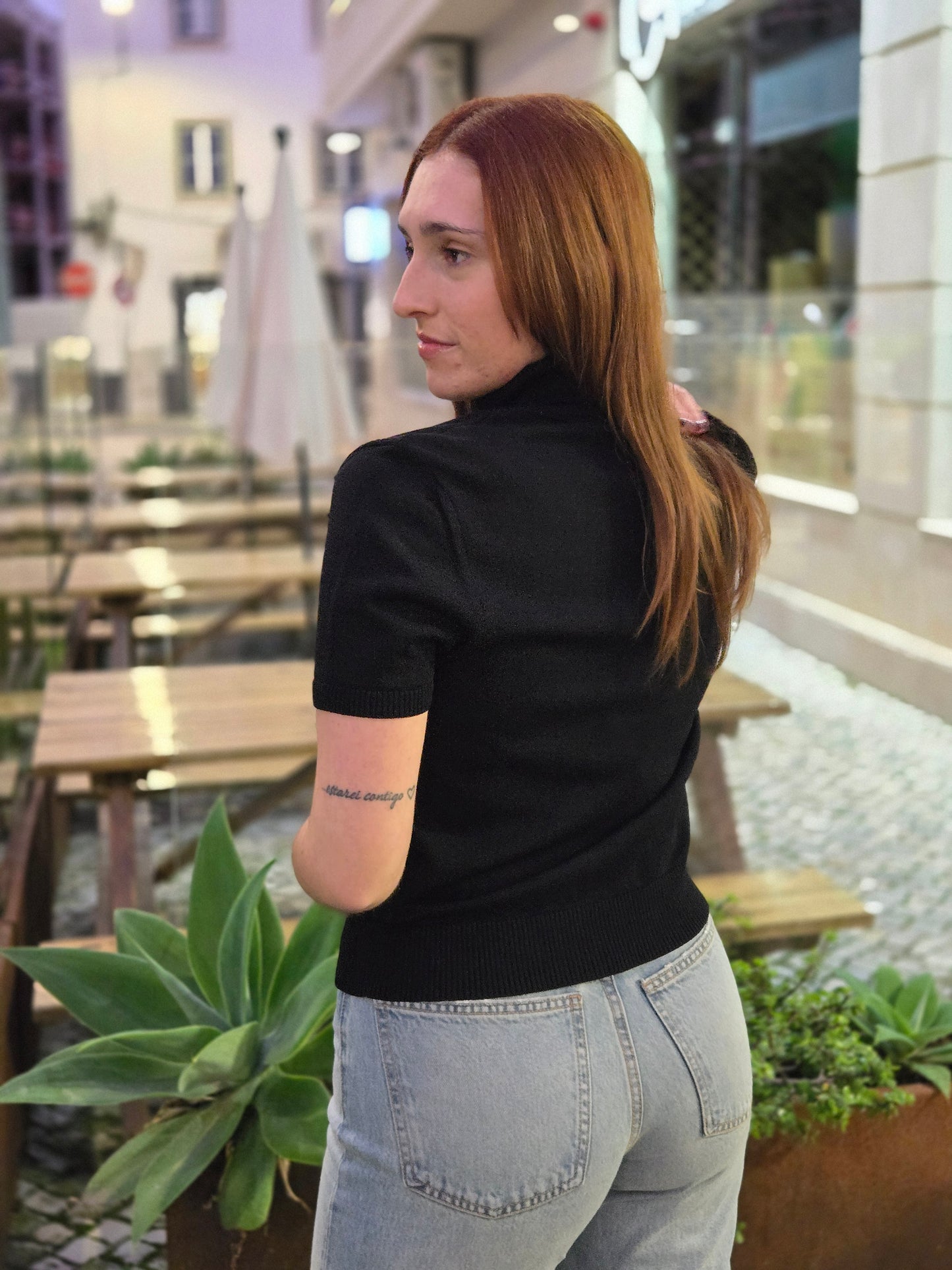 CAMISOLA GOLA ALTA SWALLOW