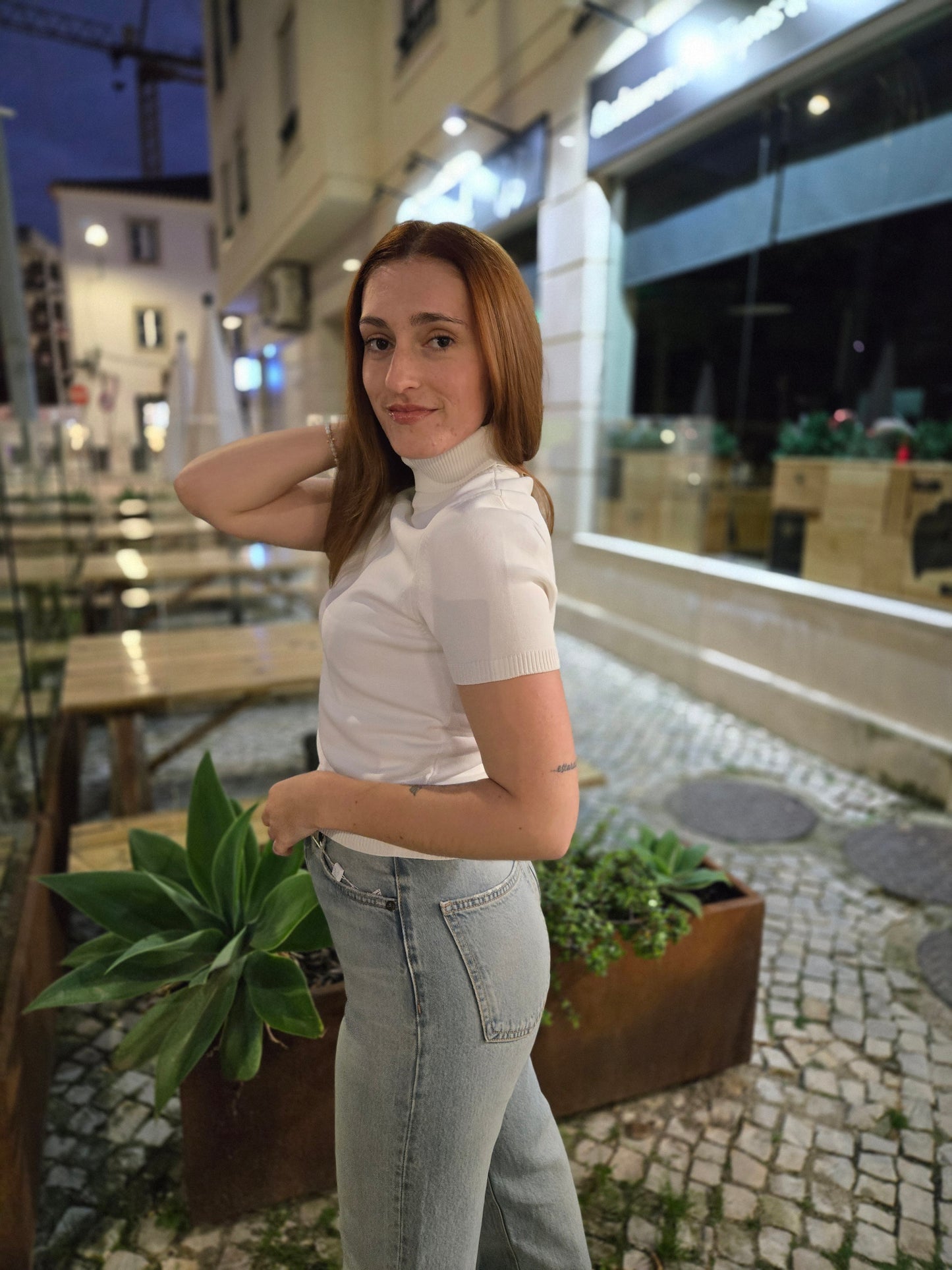 CAMISOLA GOLA ALTA SWALLOW