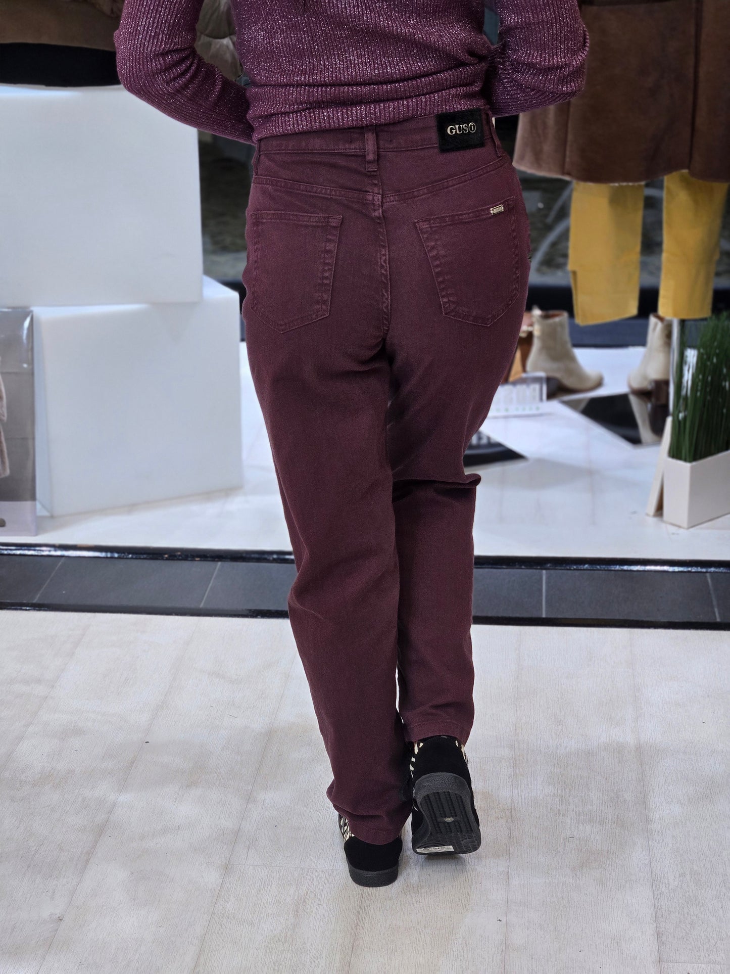 CALÇAS MOM SARJA GUSI