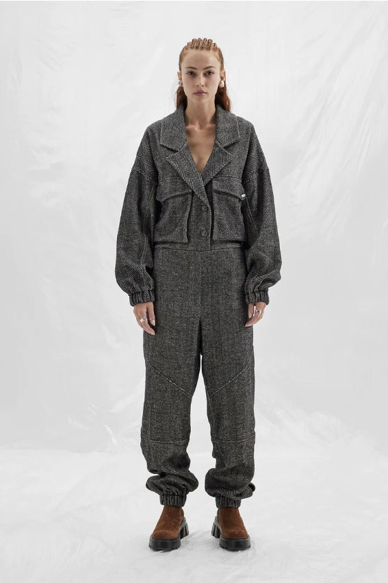 VDR TWEED JUMPSUIT