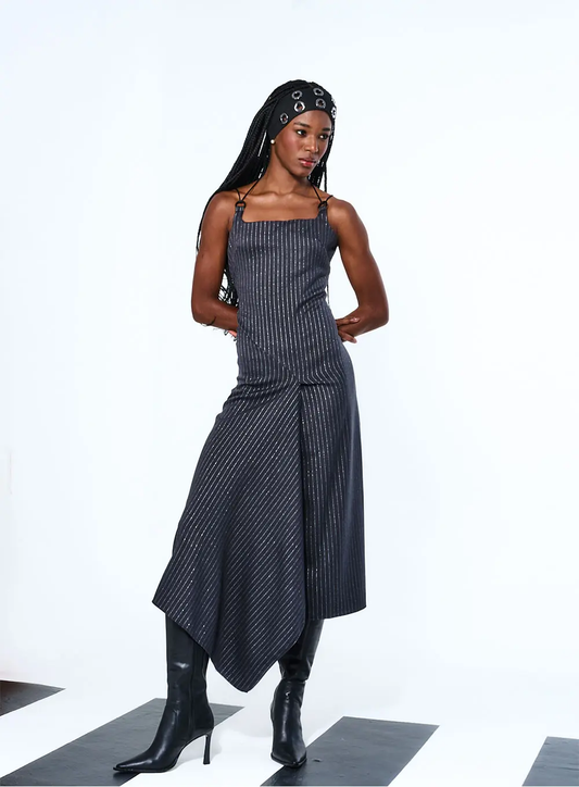 VESTIDO LISTADO OPEN