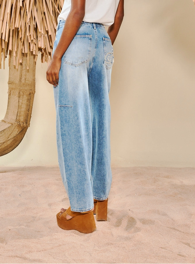 CALÇAS BAGGY DENIM OPEN