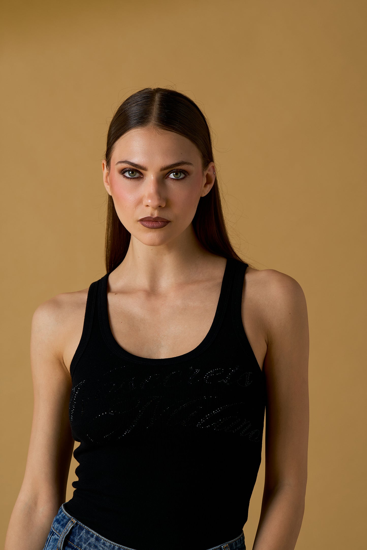 TOP LETRING STRASS OPEN