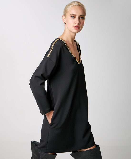 VESTIDO DECOTE CORRENTE ACCESS
