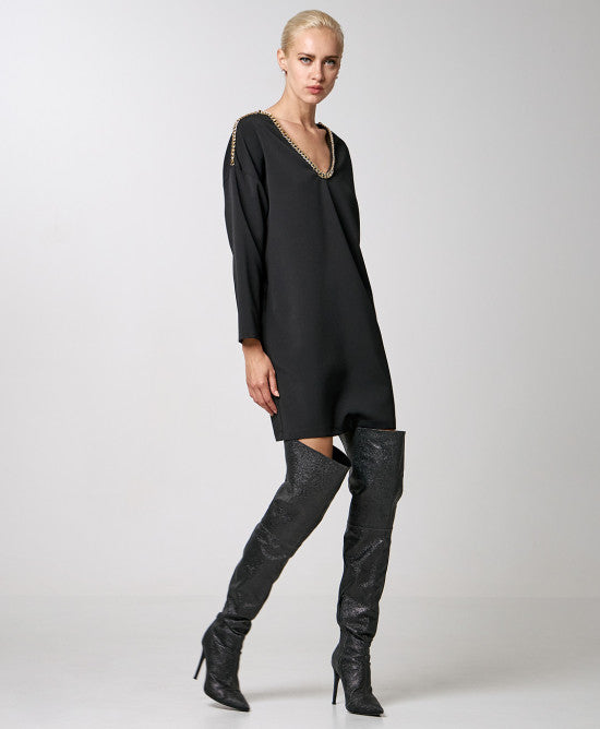 VESTIDO DECOTE CORRENTE ACCESS