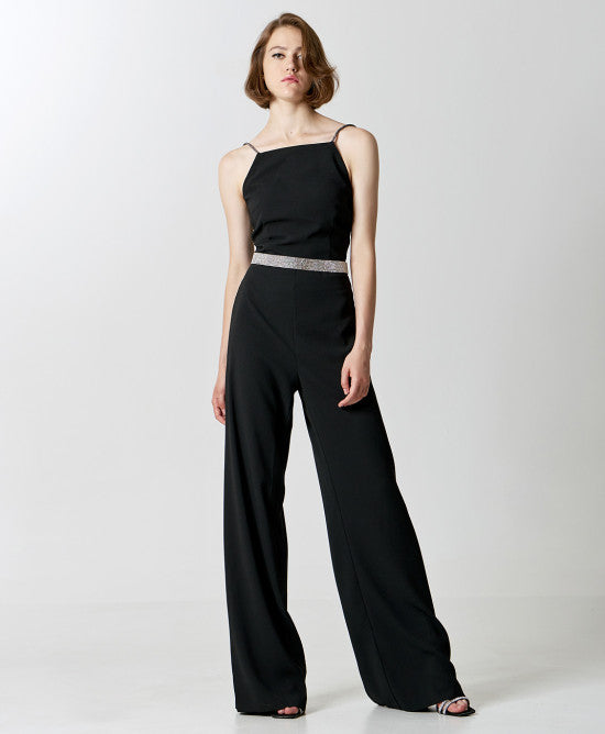 STRASS ACCESS STRAP JUMPSUIT