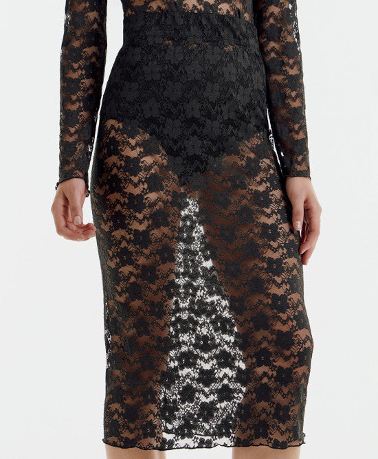 ACCESS LACE SKIRT