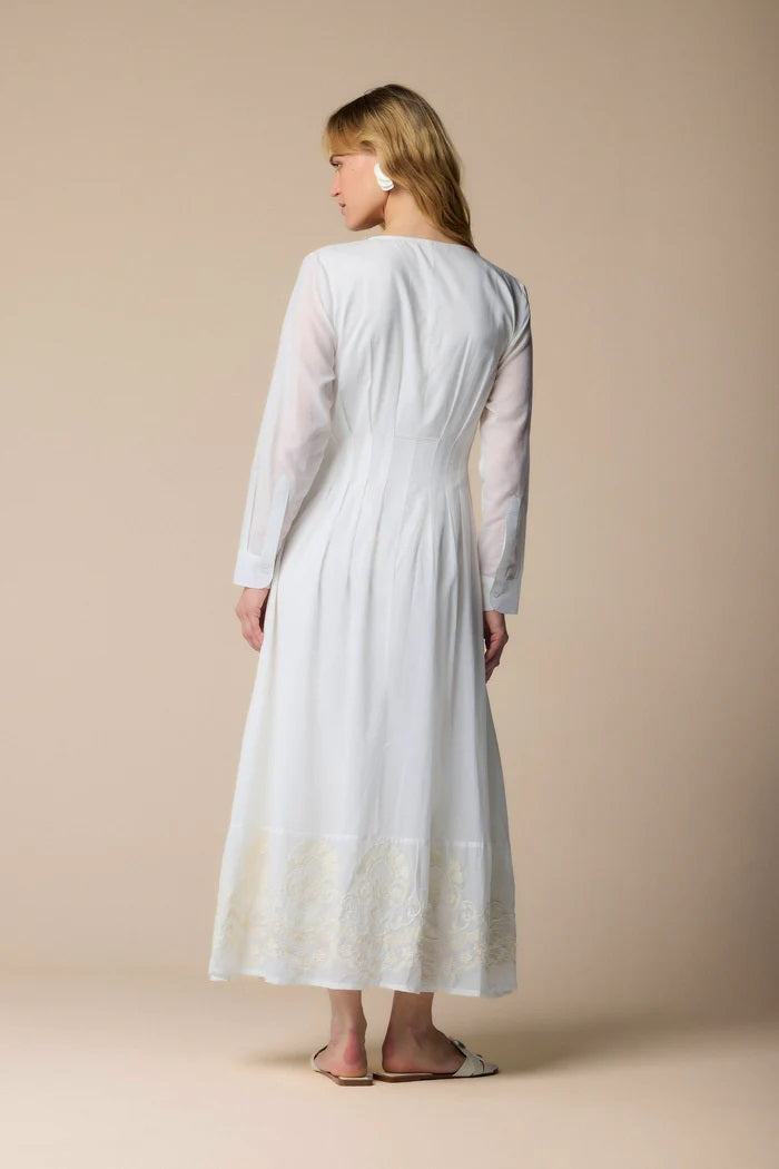 VESTIDO CAMISEIRO BORDADO KOCCA