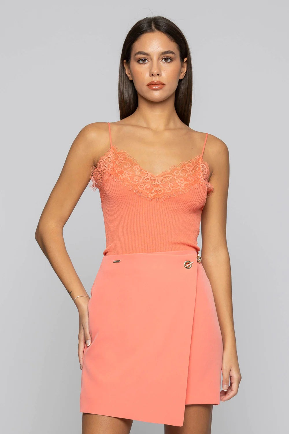 KOCCA LACE STRAP TOP