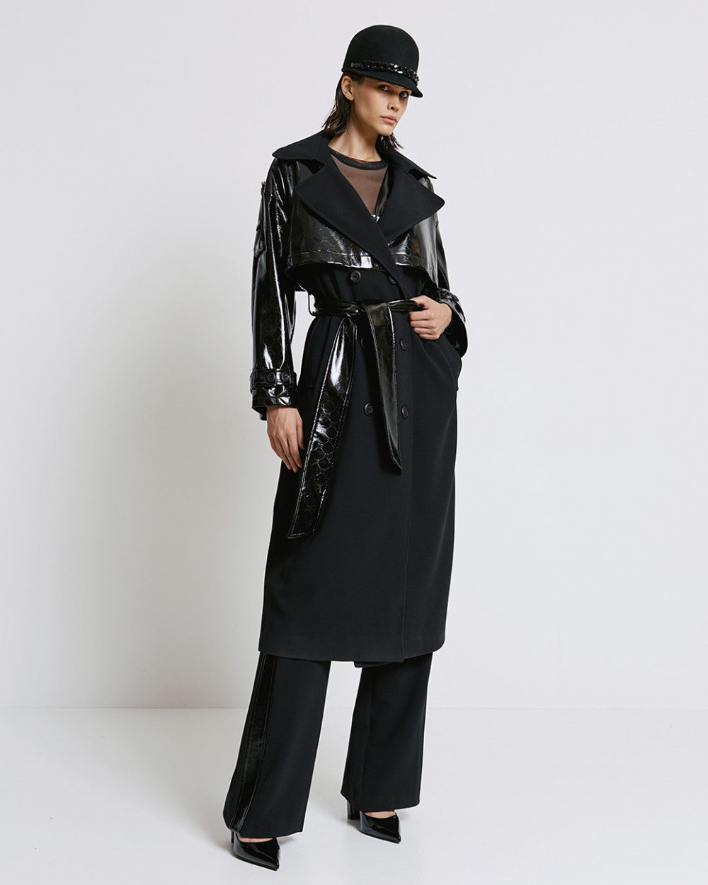TRENCH COAT COM ECOPELE ACCESS