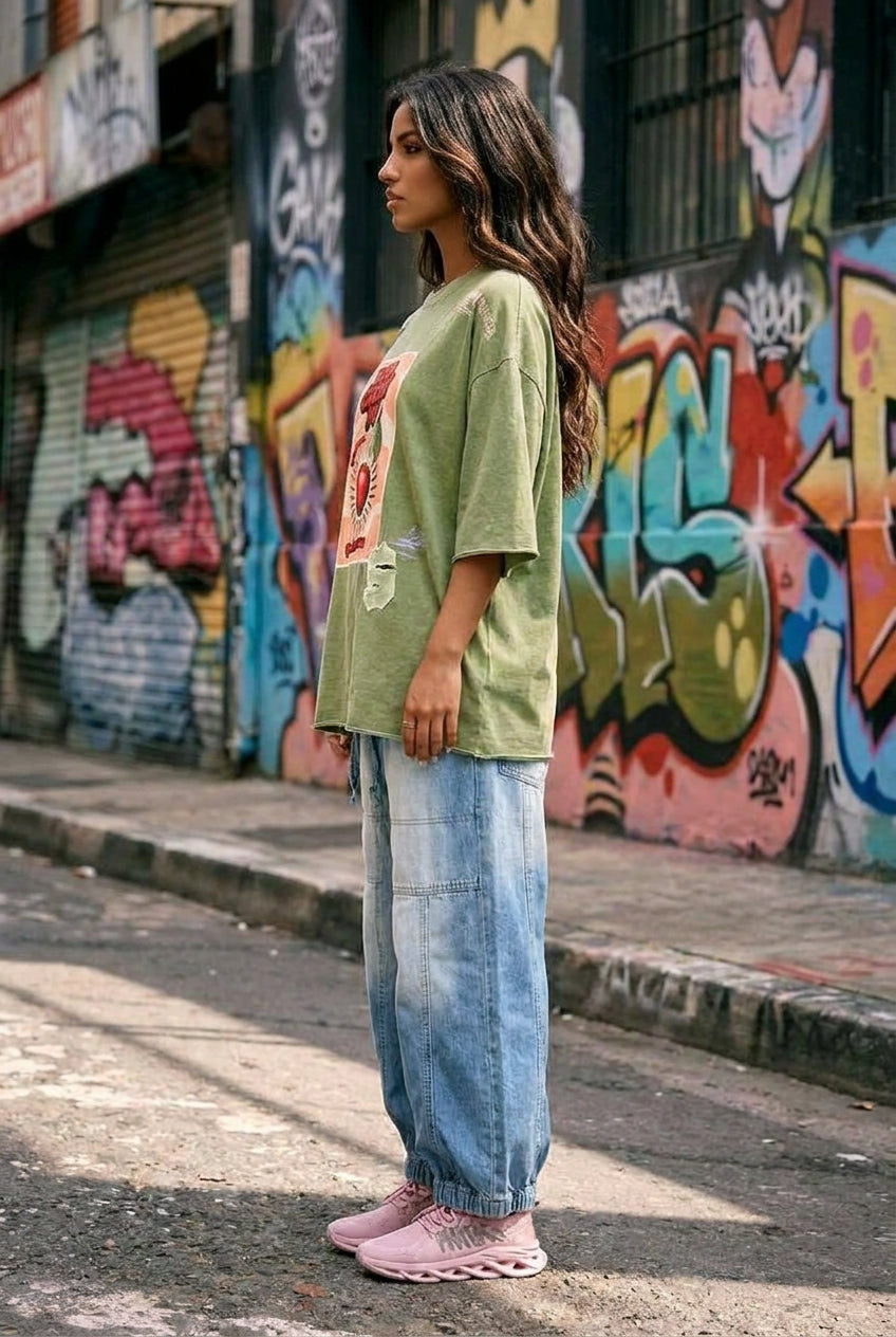 CALÇAS BARREL FIT VDR
