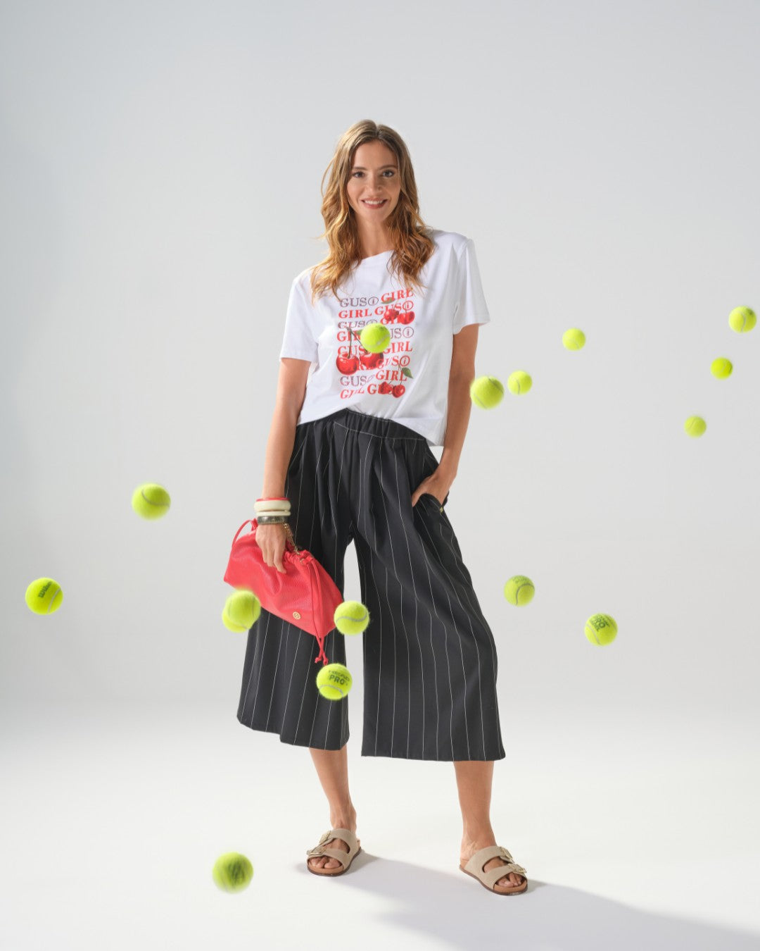 T-SHIRT CEREJA GUSI
