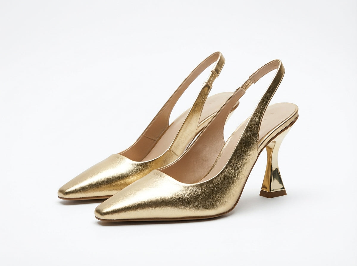 SAPATO DOURADAS PARODI PASSION