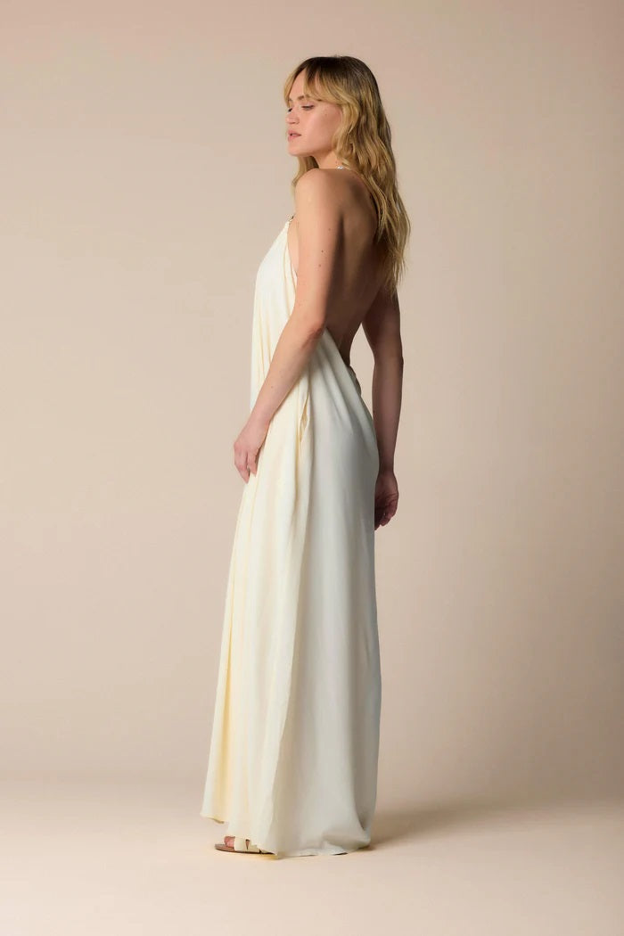 VESTIDO COM ALÇA EM PÉROLAS KOCCA