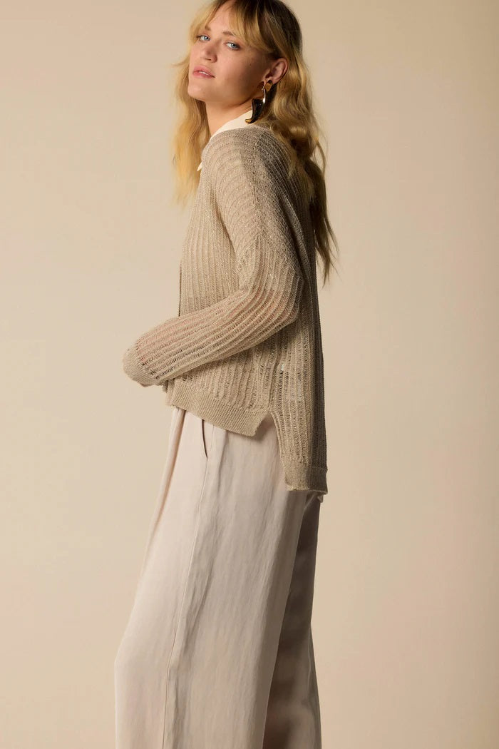 CARDIGAN COM BRILHO KOCCA