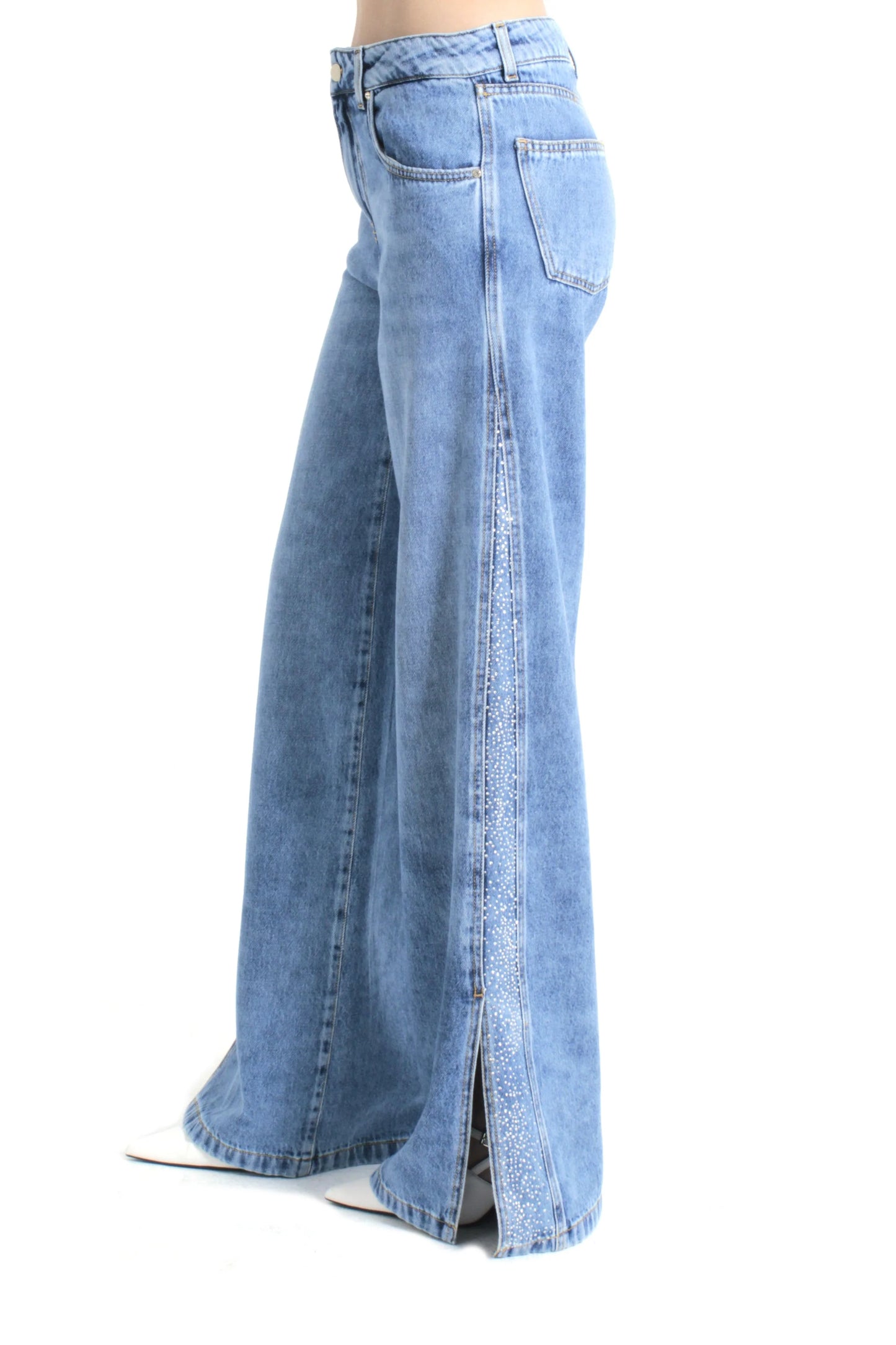 CALÇAS APLICAÇÕES STRASS RELISH