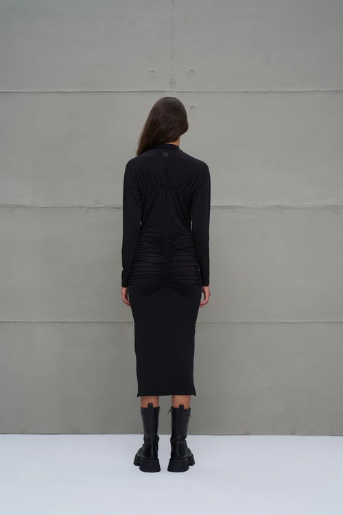 VESTIDO DRAPEADO VDR