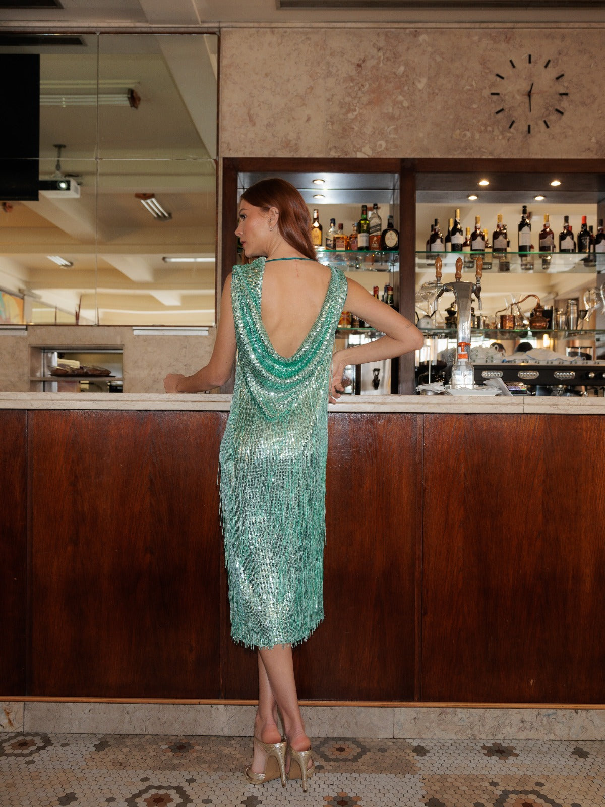 VESTIDO FRANJAS SWALLOW