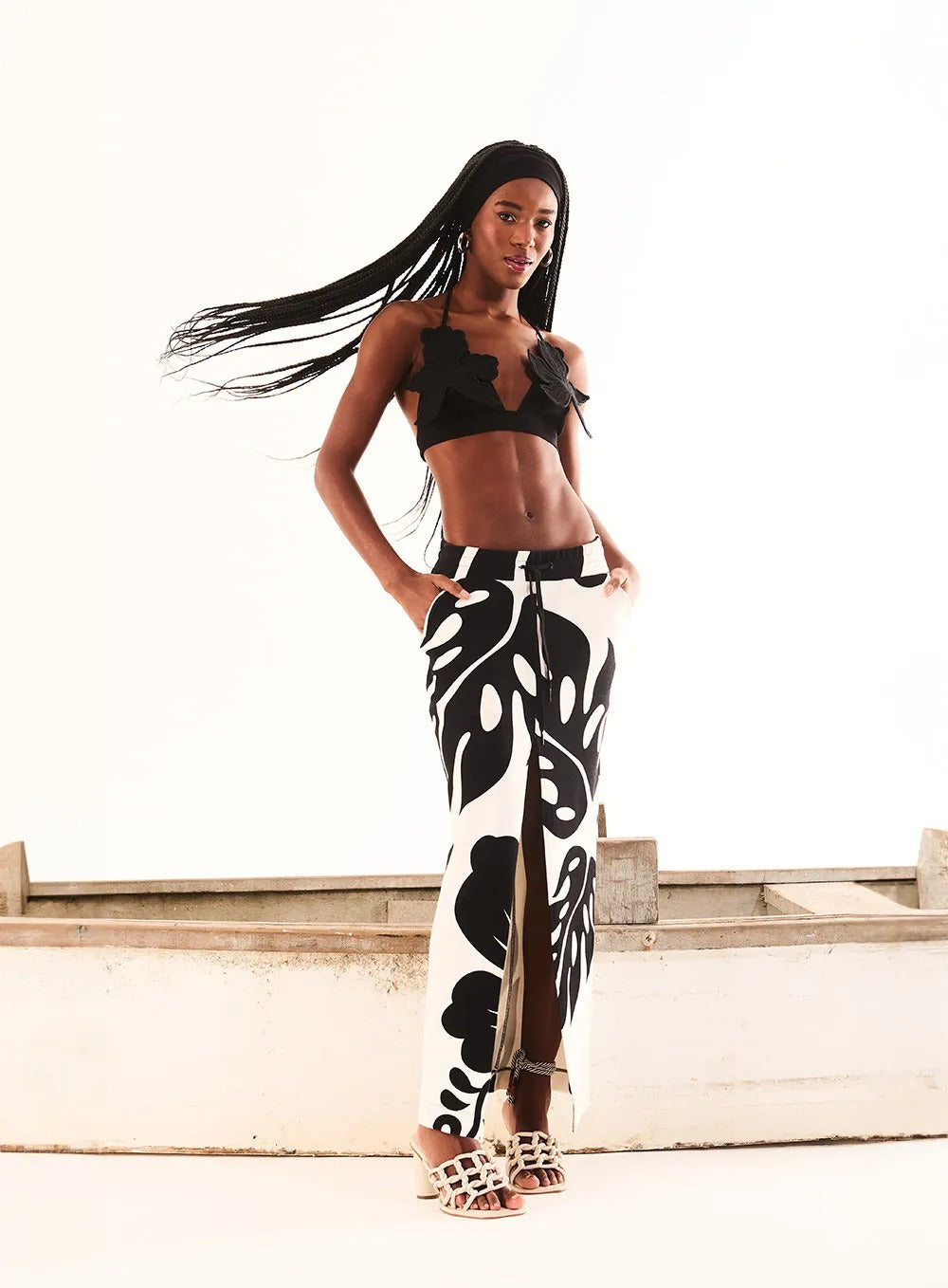 SAIA ESTAMPADA OPEN