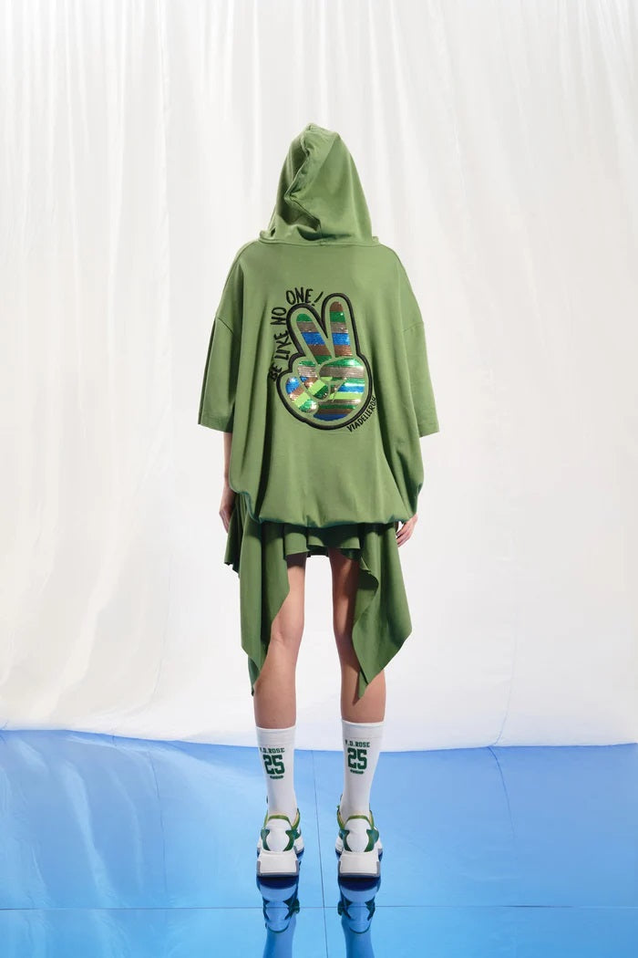 SWEATSHIRT ASSIMÉTRICA VDR
