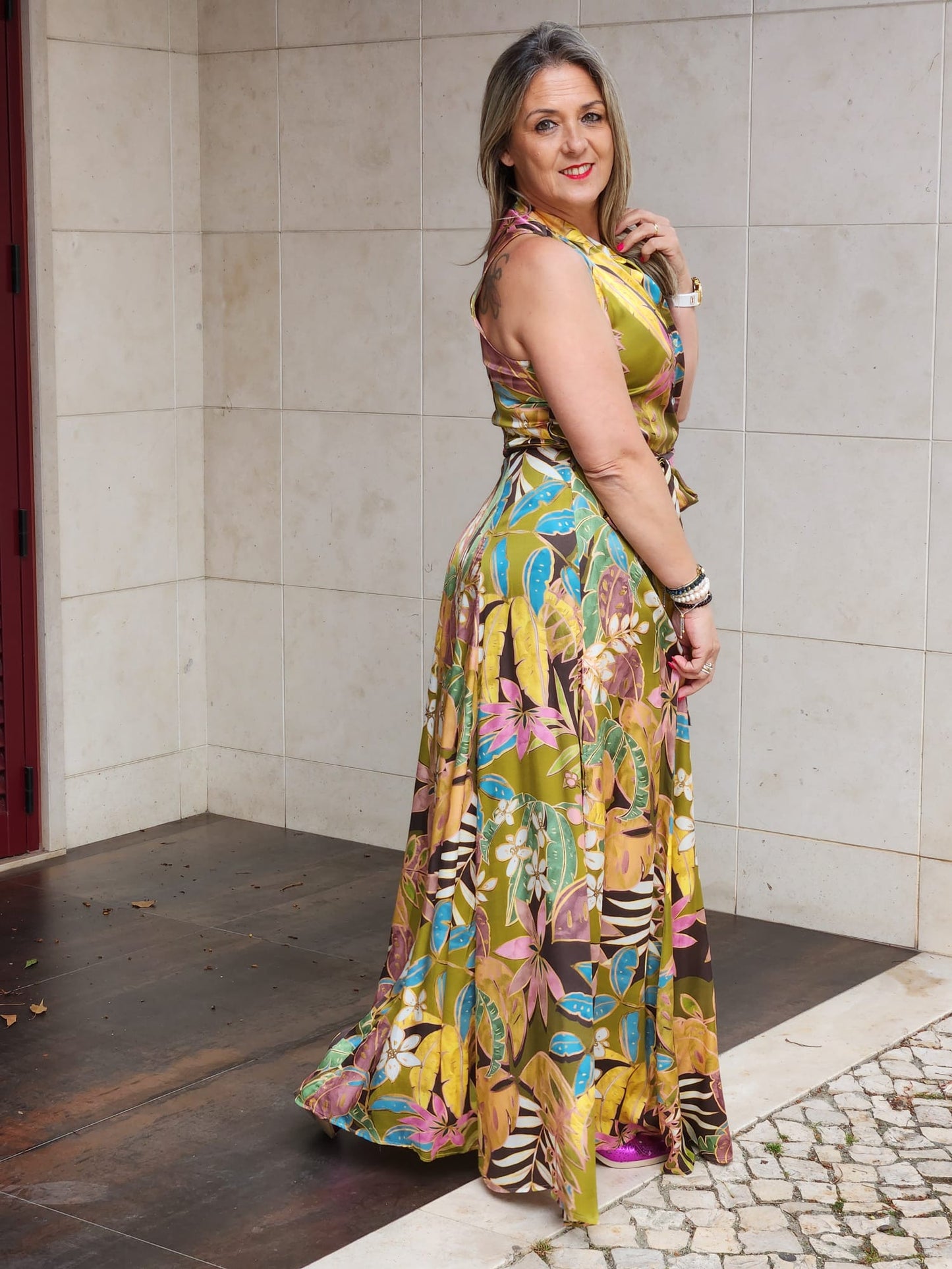 VESTIDO ESTAMPADO FLY GIRL