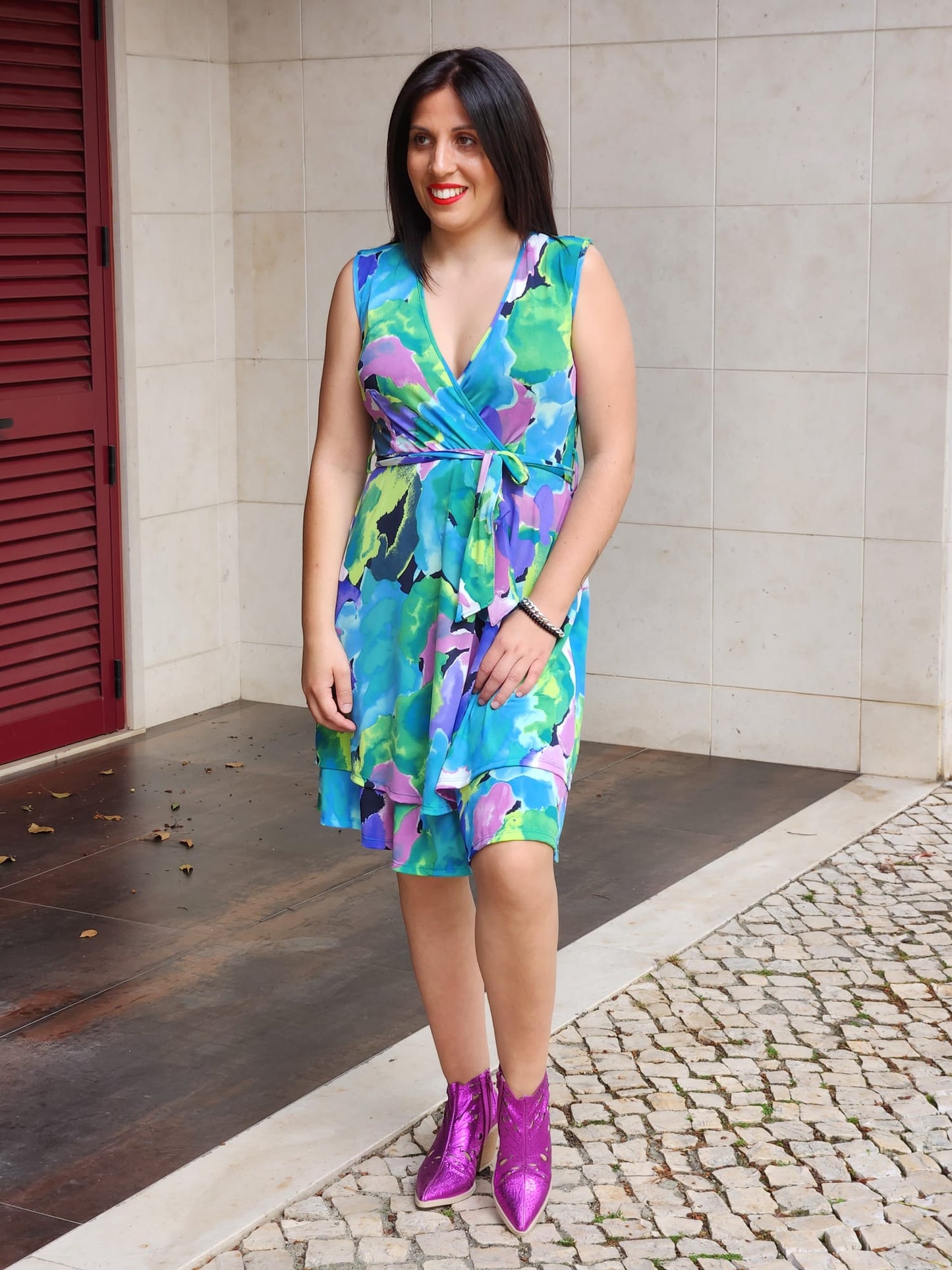 VESTIDO ESTAMPADO FLY GIRL