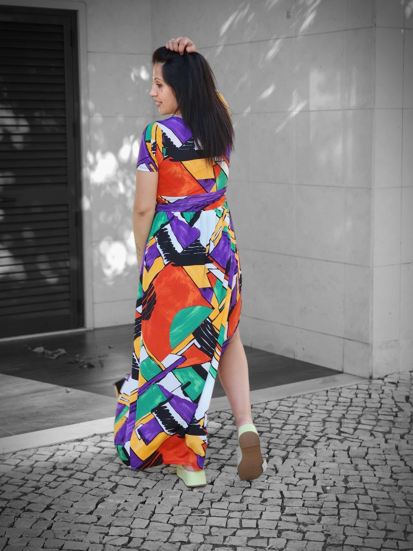 VESTIDO TRAÇADO FLY GIRL
