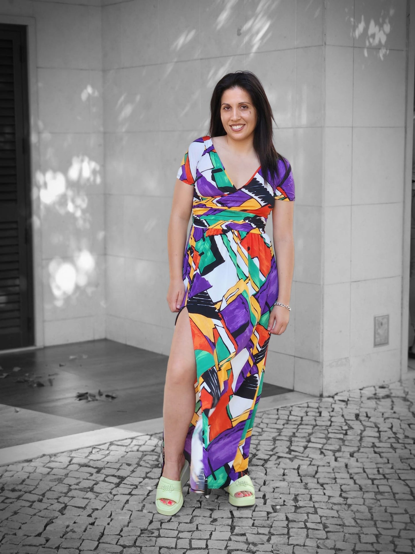VESTIDO TRAÇADO FLY GIRL