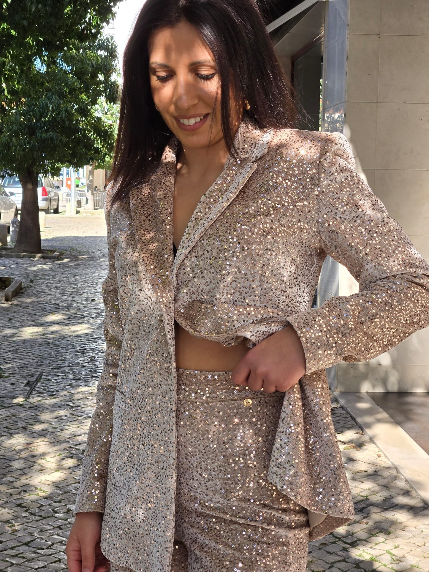 BLAZER EM LANTEJOULAS FLY GIRL