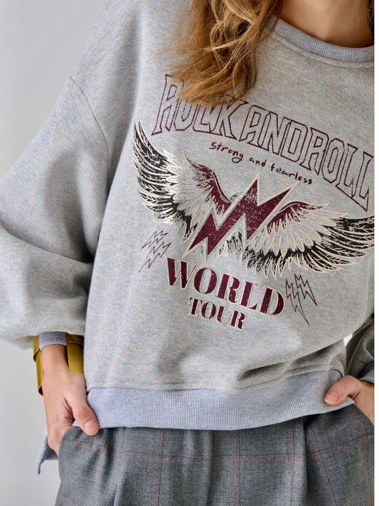 SWEATSHIRT ROCK ANDROLL KOCCA