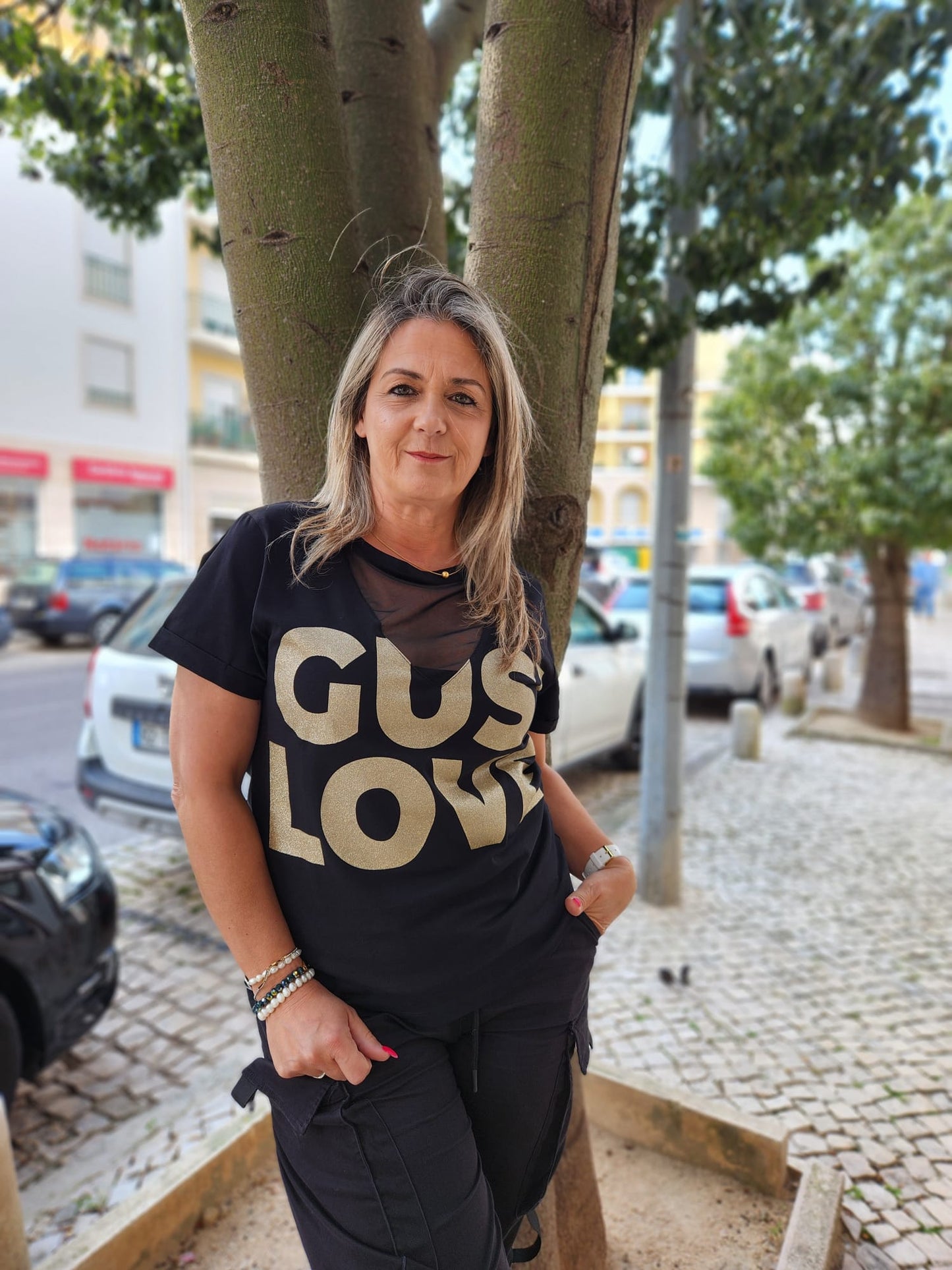 T-SHIRT GLITTER GUSI