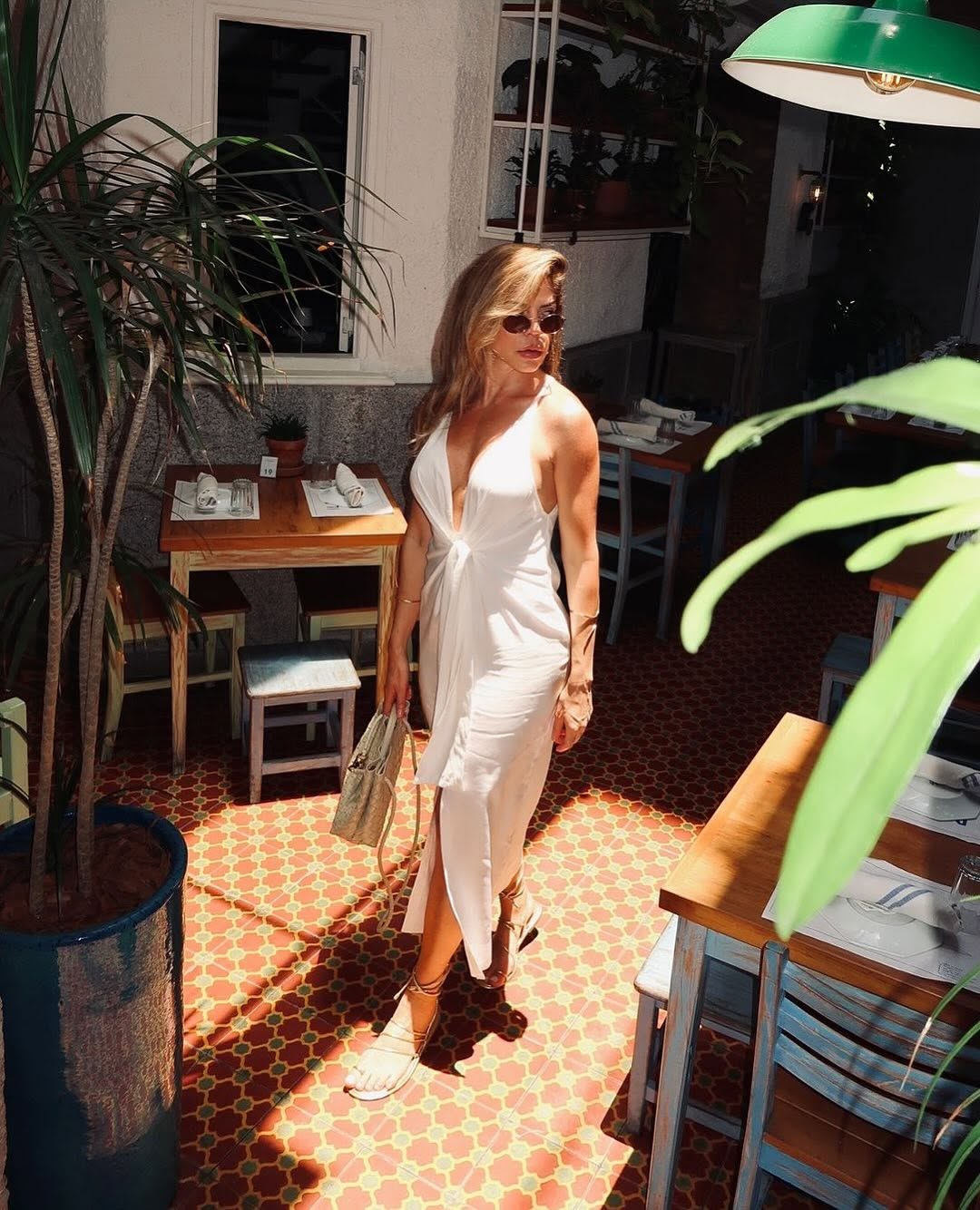 VESTIDO DRAPEADO OPEN