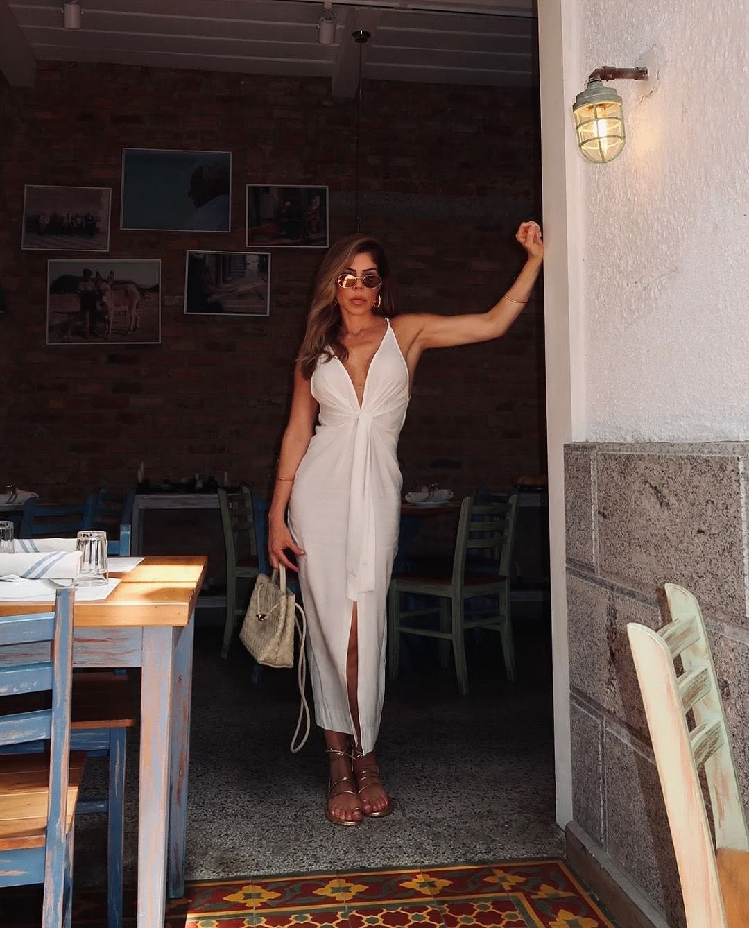 VESTIDO DRAPEADO OPEN