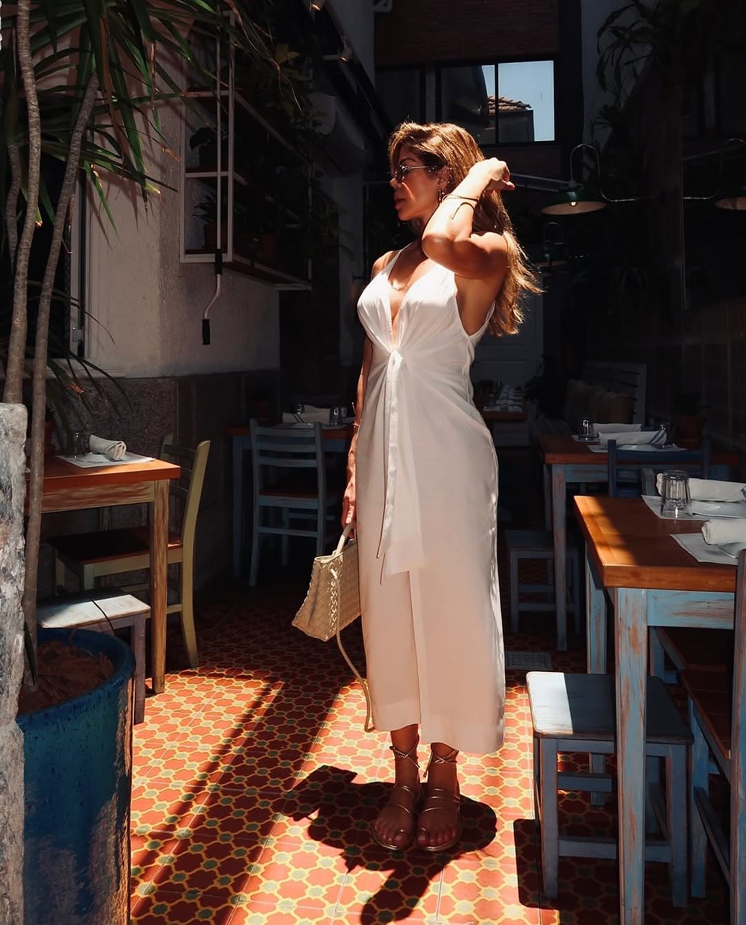 VESTIDO DRAPEADO OPEN