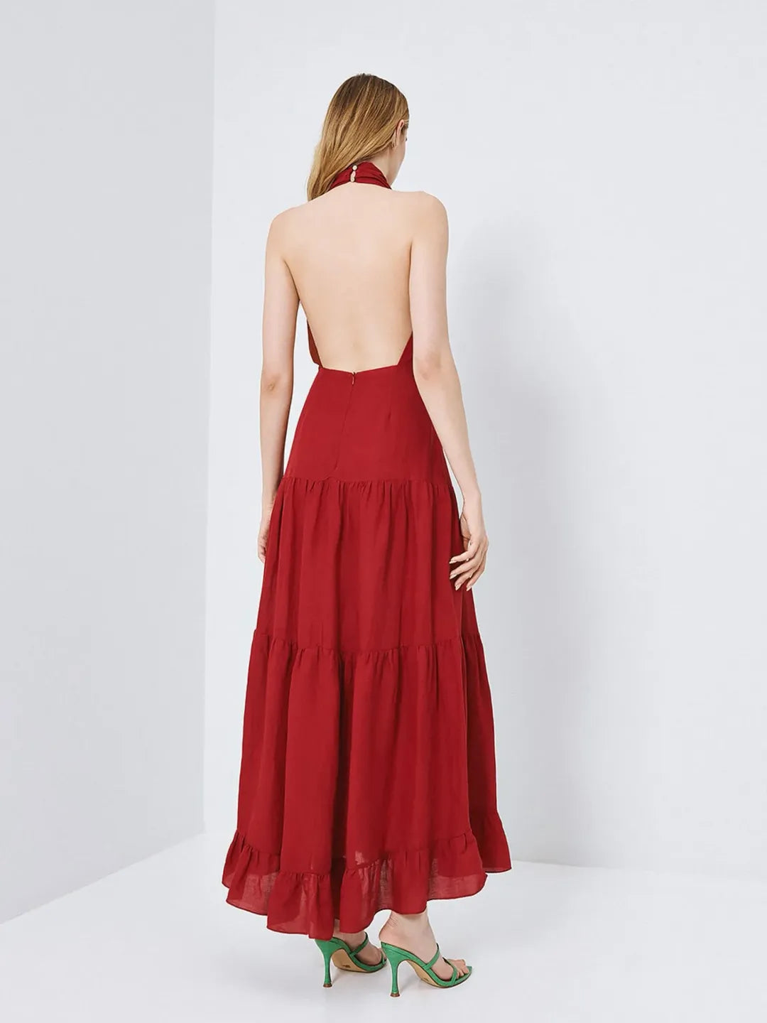 MAXI VESTIDO LINHO ACCESS